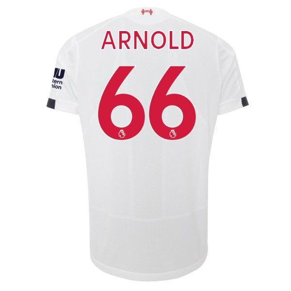 Trikot Liverpool NO.66 Arnold Auswarts 2019-20 Weiß Fussballtrikots Günstig